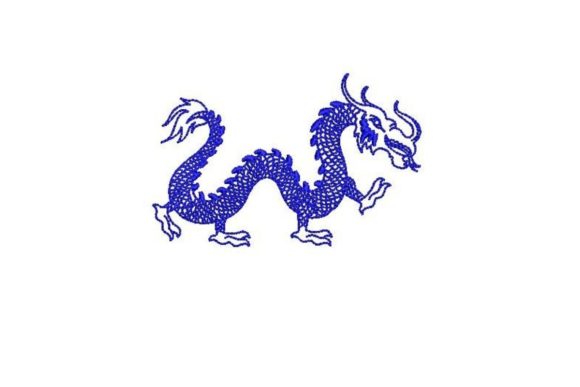 Chinoiserie Style Dragon