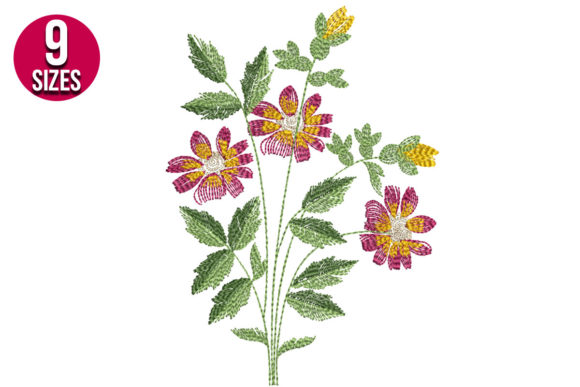 Floral Bunch: A Seasonal Embroidery Gem