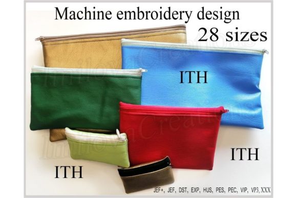 In the Hoop Blank Cosmetic Bags