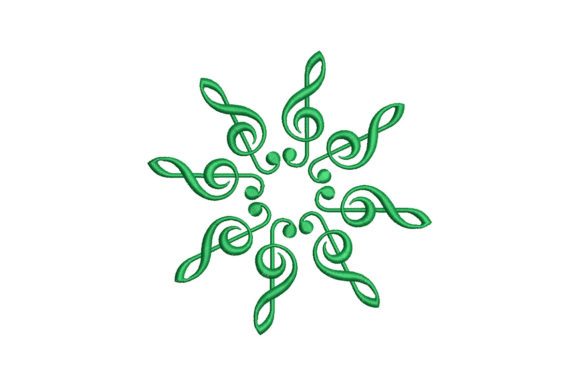 Music Note Snowflake