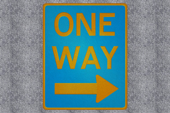 One Way Sign