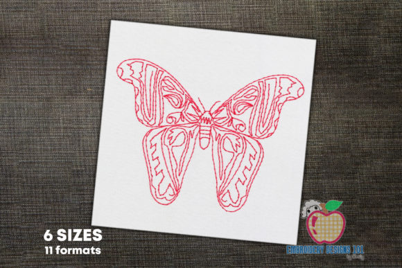 Outline of a Butterfly