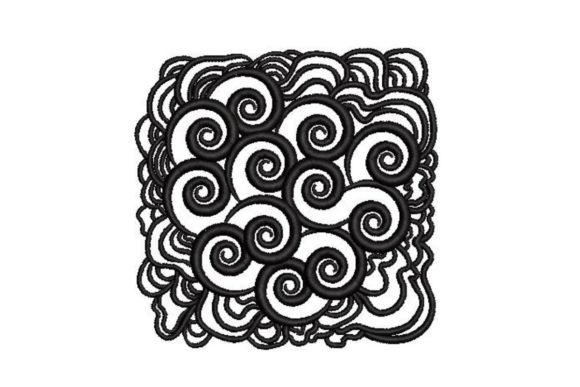 Psychedelic Style Black and White