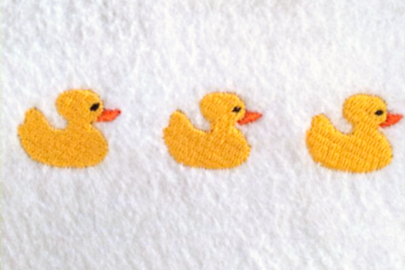 Row of Rubber Ducks